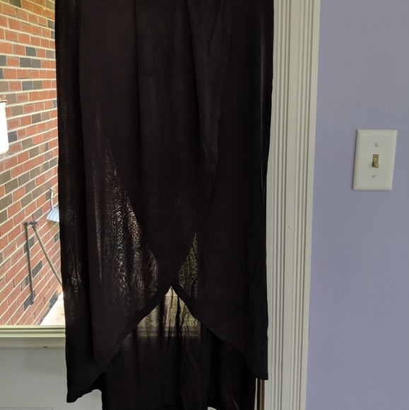 Gray Knit Wrap skirt - Picture 4 of 5